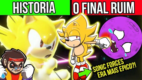 O FINAL RUIM DEMAIS do Sonic Mundo Aberto💎 - Historia de Sonic Frontiers