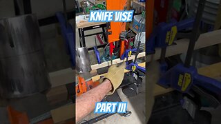 Knife Vise: Part 3 - cutting the groove