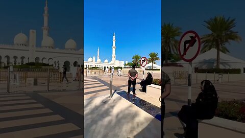 Explore Abu Dhabi Sheikh Zayed Mosque 🕌 #shortsvideo #abudhabi #youtubeshorts #uae #musaffah #dubai