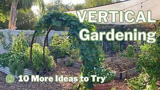 10 More Vertical Gardening Ideas: Growing in the Garden