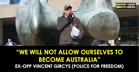 “WE WILL NOT ALLOW OURSELVES TO BECOME AUSTRALIA” -EX-PROVINCIAL COP