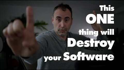 This ONE thing Destroyed his Software!