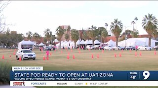 State run COVID-19 vaccination site opens at University of Arizona