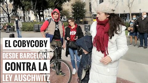 El COBYCOBY contra la Ley Auschwitz desde Barcelona