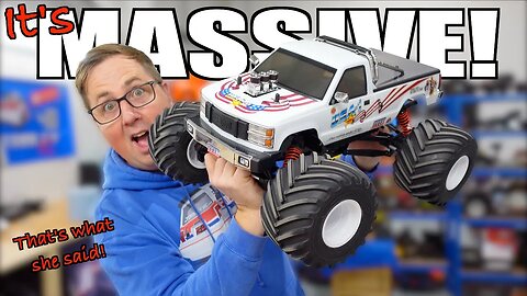 Holy S**T It's Crazy! The NEW Kyosho USA-1 VE - 1/8 RC Monster Truck