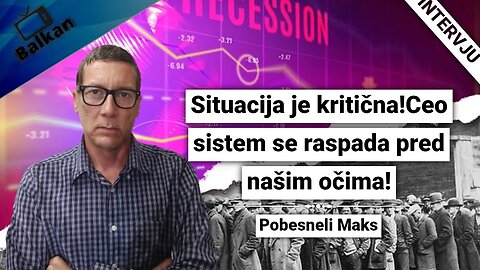 Pobesneli Maks-Situacija je kritična!Ceo sistem se raspada pred našim očima!