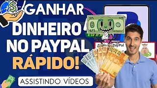 GANHAR DINHEIRO NO PAYPAL ASSISTINDO VÍDEOS E CURTINDO