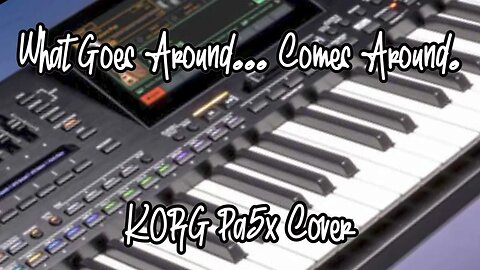 KORG Pa5x: "What Goes Around... Comes Around" Keyboard Cover