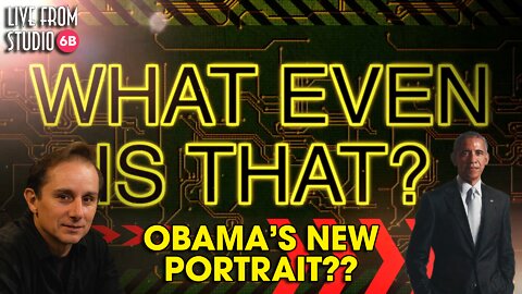 Obama's New Portrait - What Even IS That?!