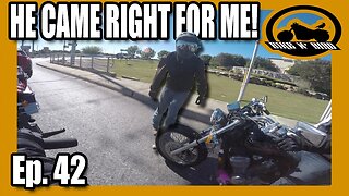 Psycho Tries To Attack At Stoplight! - BNB Motovlog Ep.42