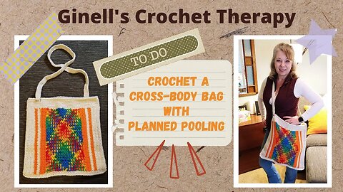 Crochet an Easy Cross Body Bag Using a Panel of Planned Pooling (or any Panel of Crochet You Like)