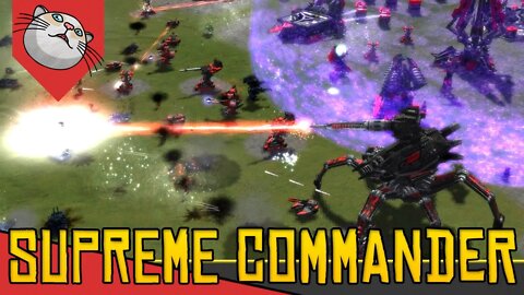 RTS com Mapas GIGANTES e unidades TITÂNICAS - Supreme Commander Forged Alliance [Português PT-BR]