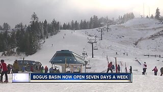 Bogus Basin now open 7 days a week