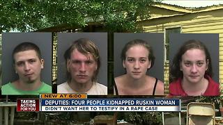 Deputies: Four people kidnapped Ruskin woman