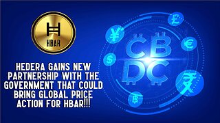 Hedera Gains New Government Partnership! Global Price Action For HBAR?!