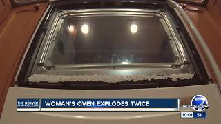 Woman's oven explodes while making dinner, but this isn't the first time that's happened