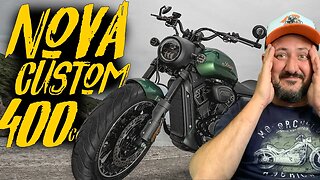 Nova MOTO CUSTOM V400: O mercado está PEGANDO FOGO 🔥🔥🔥🔥