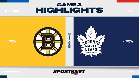 NHL Game 3 Highlights Bruins vs Maple Leafs April 24 2024