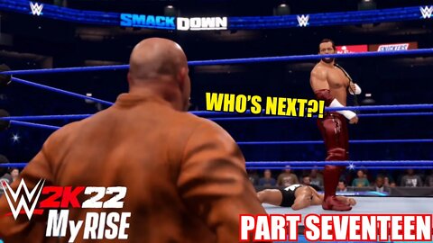 WWE 2K22 MYRISE PART 17 - GOLDBERG! CAGE AND TABLES MATCHES