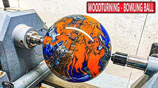 Woodturning - Bowling Ball