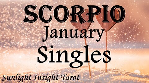 SCORPIO♏ They Want To Reconnect & Set The Record Straight!🥰The Love You Prayed For!😍 January Singles