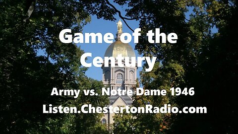 Army vs Notre Dame - Game of the Century - Win One for the Gipper