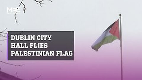 Palestinian flag flies over Dublin City Hall in show of solidarity