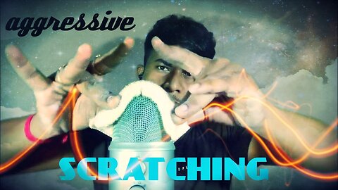 asmr fast and aggressive scratching || fast aggressive scratching asmr