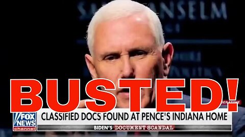 BUSTED! Pence Caught w/ Classified Material