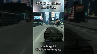 GTA IV Real Cars Mod - Lamborghini Huracán Performante #shorts