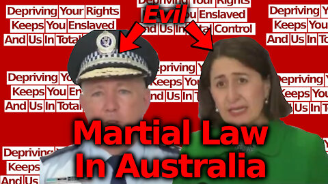 EVIL TYRANTS: Martial Law Intensifies To Fever Pitch In Australia. Crippling Fines Threatened, ADF