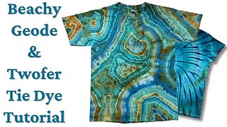 Tie-Dye Designs: Beachy Geode & Twofer Spiral Ice Dye