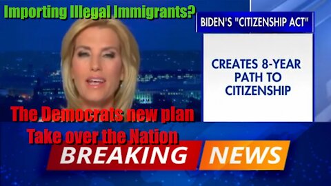 Fox news Laura Ingraham angle news about President Bidens immigration policy 2/18/2021