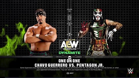 WWE 2k24 Chavo Guerrero Jr vs Pentagon Jr