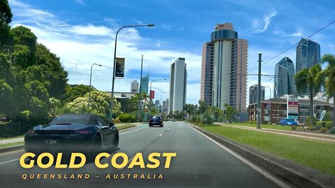 Gold Coast Highway Drive towards Southport || QLD || Australia