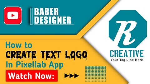 Creating Text logo in PixelLab app