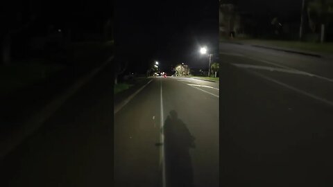 Trying to catch a motorcycle