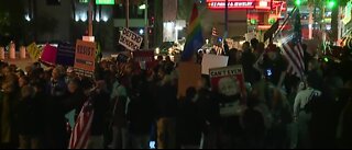 Dozens rally in Las Vegas on eve of US House impeachment vote