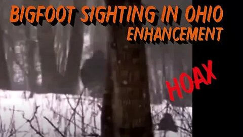 Bigfoot sighting in Ohio | Enhancement | Hoax