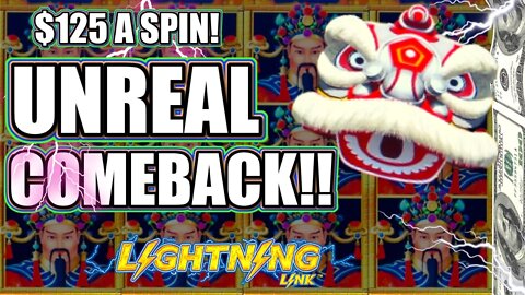 UNREAL! MASSIVE JACKPOT on HAPPY LANTERN Lightning Link Slot Machine Up To $125 A SPIN