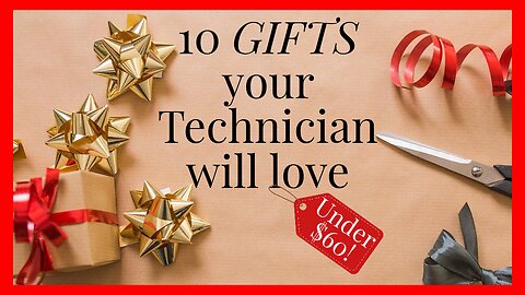 10 Gifts For Technicians 2023 | 2023 Christmas Gifts for Techs / DIY | Tool Gifts for Men Under $60