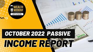 Our October 2022 Passive Income Report