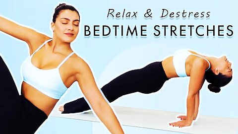 Full Body Core Stretches, Yoga Workout Burn Fat & Shred Calories Release, Destress Routine w/ SInah