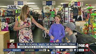 Back to school sales tax free weekend begins Friday