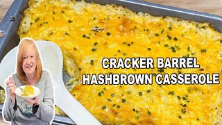 HASHBROWN CASSEROLE Cracker Barrel Copycat Recipe Side Dish