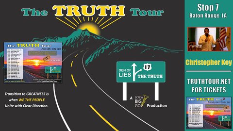 Christopher Key, VACCINE POLICE, Truth Tour 1, Baton Rouge LA, 7-5-22