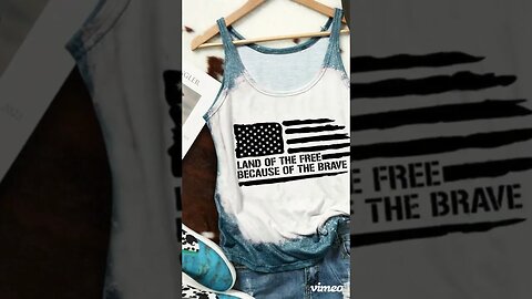 Land Of The Free Because Of The Brave Sleeveless Tee
