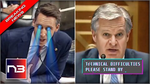 FBI Director STUNNED Speechless When Sen. Hawley TEARS Him A New One In Front Of America