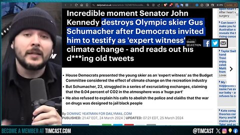 Democrats HUMILIATED After Bringing In Skier To Testify on Climate Change AND HES CLUELESS