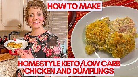 Delicious Keto Chicken And Dumplings - Home-cooked Goodness!